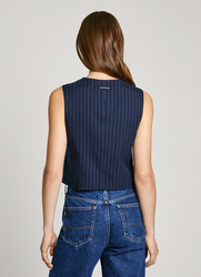 Pepe Jeans dámská modrá vesta DIANA  - XS (594)