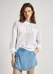 Pepe Jeans dásmký bílý svetr GISELE  - M (808)