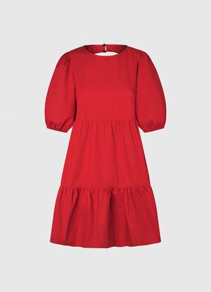 Pepe Jeans červené BELLA  šaty - XS (217)