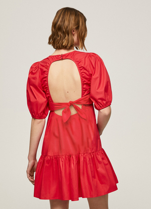 Pepe Jeans červené BELLA  šaty - XS (217)
