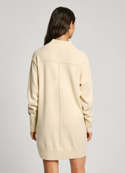 Pepe Jeans dámské krémové šaty HAZEL - M (814)