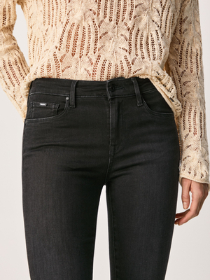 Pepe Jeans dámské černé džíny Zoe - XS (0)