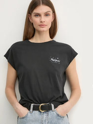 Pepe Jeans dámské černé tričko LORENA - L (999)