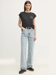 Pepe Jeans dámské černé tričko LORENA - L (999)