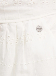 Pepe Jeans dámské bílé šortky Douce - XS (808)