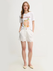 Pepe Jeans dámské bílé šortky Douce - XS (808)
