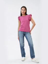 Pepe Jeans dámské růžové tričko - XS (363)