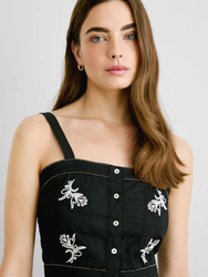 Pepe Jeans dámský černý top Earby - XS (999)