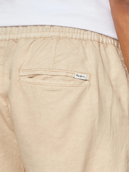 Pepe Jeans pánské béžové lněné šortky - 30 (804)