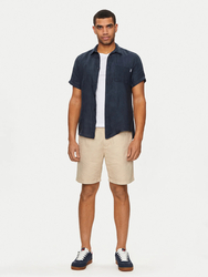 Pepe Jeans pánské béžové lněné šortky - 30 (804)