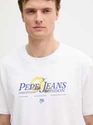 Pepe Jeans pánské bílé tričko Tin - S (800)