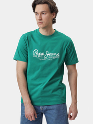 Pepe Jeans pánské zelené tričko Dumas - L (653)