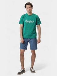 Pepe Jeans pánské zelené tričko Dumas - L (653)