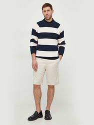 Pepe Jeans pánský modrobílý svetr - S (803)