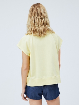 Pepe Jeans dámské žluté tričko Gala - XS (014)