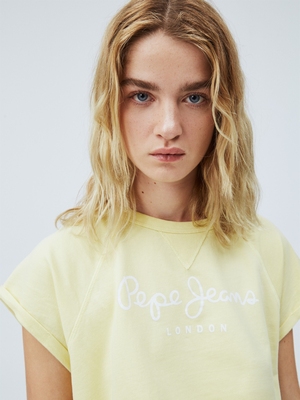 Pepe Jeans dámské žluté tričko Gala - XS (014)