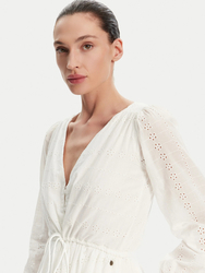 Pepe Jeans dámské bílé šaty Deepty - XS (808)