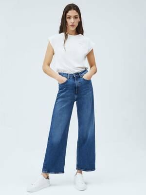 Pepe Jeans dámské bílé tričko - L (803)
