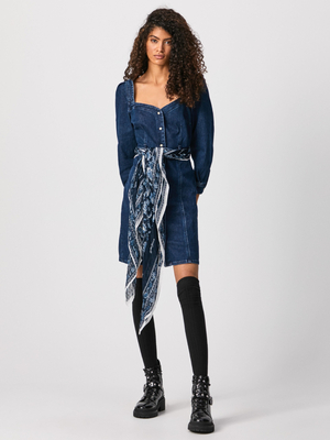 Pepe Jeans dámské džínové šaty Jenna - XS (000)