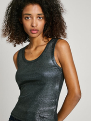 Pepe Jeans dámský černý top LACEY - XS (999)