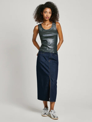 Pepe Jeans dámský černý top LACEY - XS (999)
