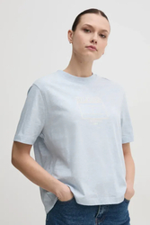 Tommy Hilfiger dámské modré triko - L (DV6)