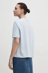 Tommy Hilfiger dámské modré triko - XS (DV6)