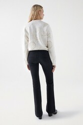 Salsa Jeans dámská krémová mikina - M (010)