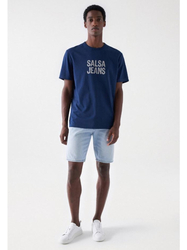 Salsa Jeans pánské tmavě modré tričko - L (820)