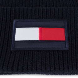 Tommy Hilfiger pánská tmavě modrá zimní čepice - OS (CJM)