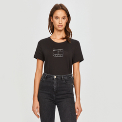 Tommy Jeans dámské černé tričko  - XS (BDS)