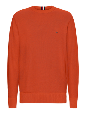 Tommy Hilfiger pánský oranžový svetr - M (SG4)