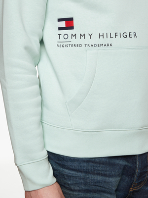 Tommy Hilfiger pánská mintová mikina - S (LZV)