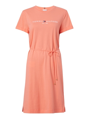 Tommy Hilfiger dámské oranžové šaty  - XS (TKM)