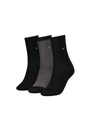 Tommy Hilfiger dámské ponožky 3pack - 35/38 (002)