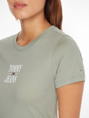 Tommy Jeans dámské zelené tričko - M (PMI)