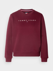 Tommy Jeans dámská vínová mikina - M (VVK)