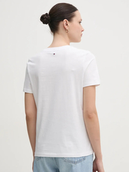 Tommy Hilfiger dámské bílé tričko - XS (YCF)