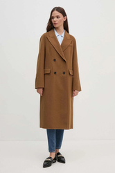 Tommy Hilfiger dámský hnědý kabát - 36 (GWI)