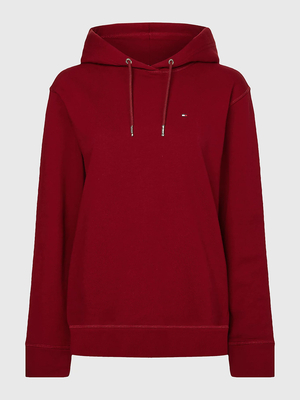 Tommy Hilfiger dámská bordo mikina - L (XJS)