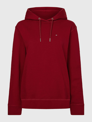 Tommy Hilfiger dámská bordo mikina - S (XJS)