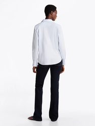 Tommy Hilfiger dámská modrá košile Poplin - 34 (0A9)