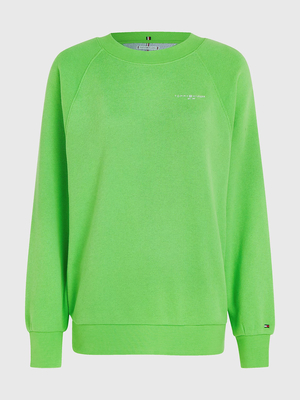 Tommy Hilfiger dámská zelená mikina - S (LWY)
