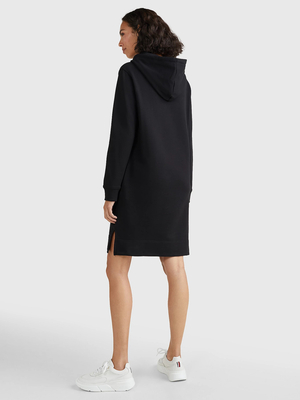 Tommy Hilfiger dámské černé mikinové šaty  - S (BDS)