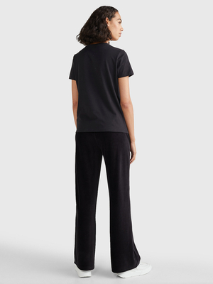 Tommy Hilfiger dámské černé tričko  - L (BDS)