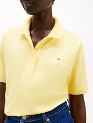 Tommy Hilfiger dámské žluté polo tričko - XS (ZF0)