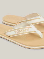 Tommy Hilfiger dámské béžové žabky - 36 (ACR)