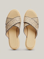 Tommy Hilfiger dámské béžové nazouváky - 38 (0F4)