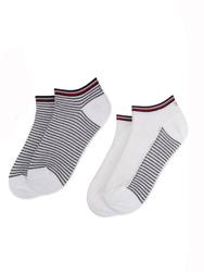 Tommy Hilfiger dámské bílé ponožky - 35 (300)