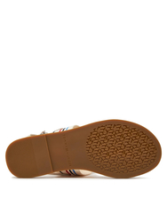 Tommy Hilfiger dámské béžové sandály - 36 (AEF)